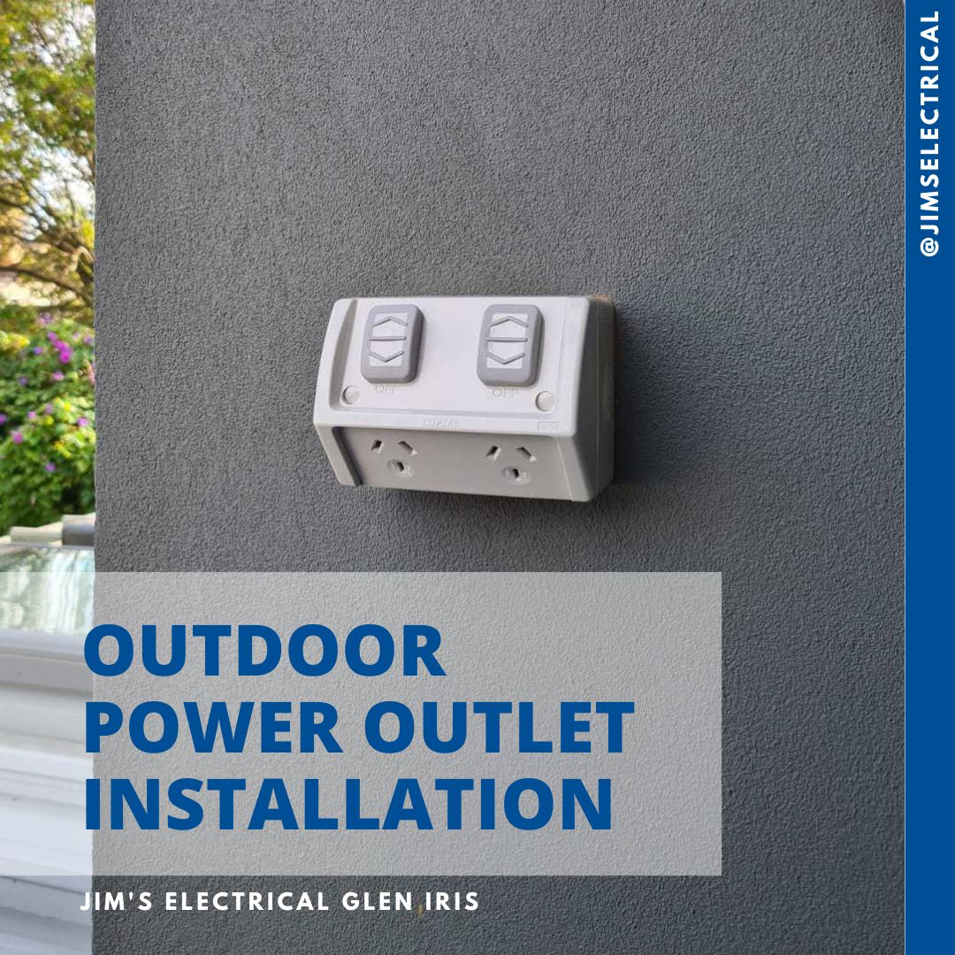 Outdoor Power Outlet Installation
